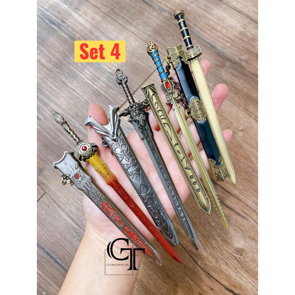 Mô hình Ki.ếm Hán | Nhiều mẫu | Size 17cm