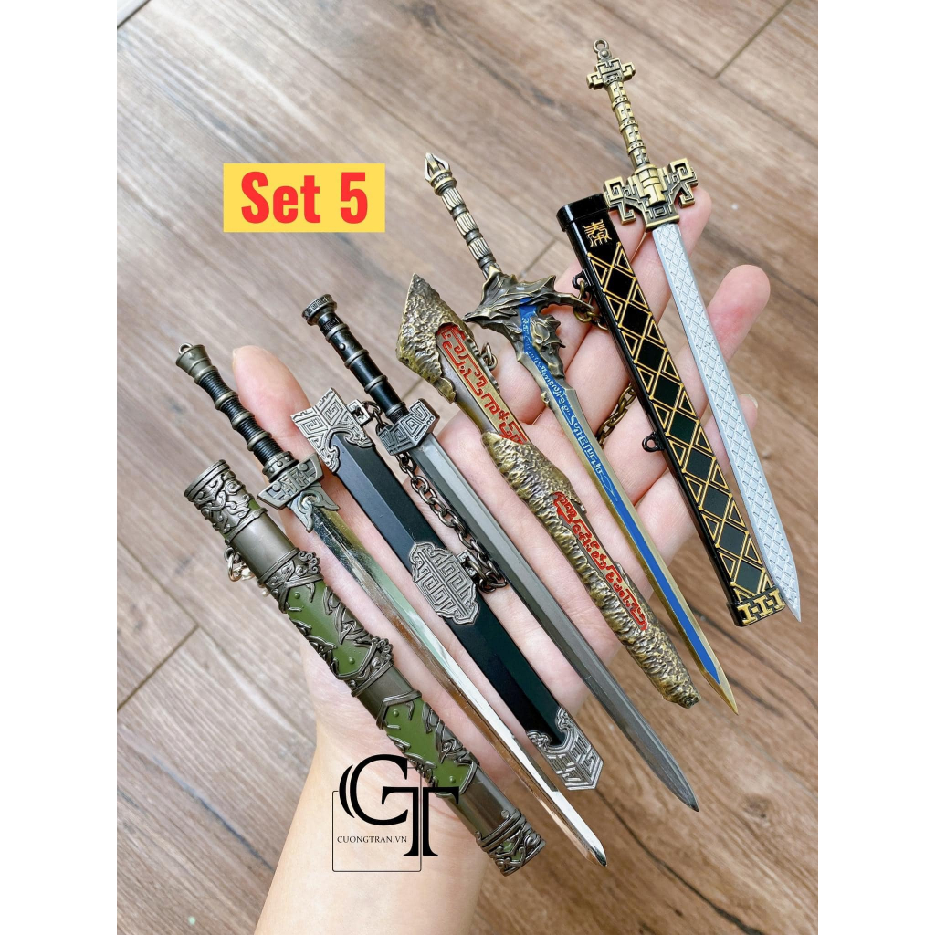 Mô hình Ki.ếm Hán | Nhiều mẫu | Size 17cm