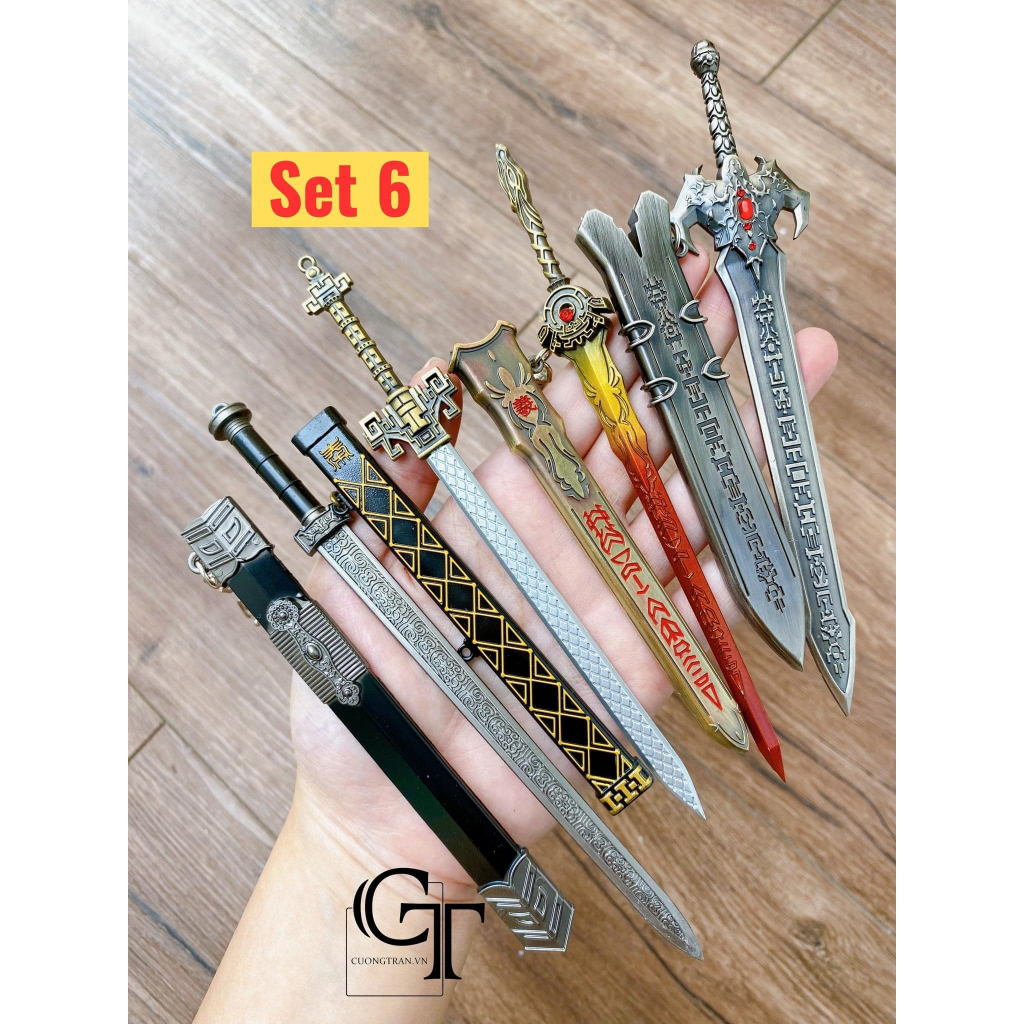 Mô hình Ki.ếm Hán | Nhiều mẫu | Size 17cm