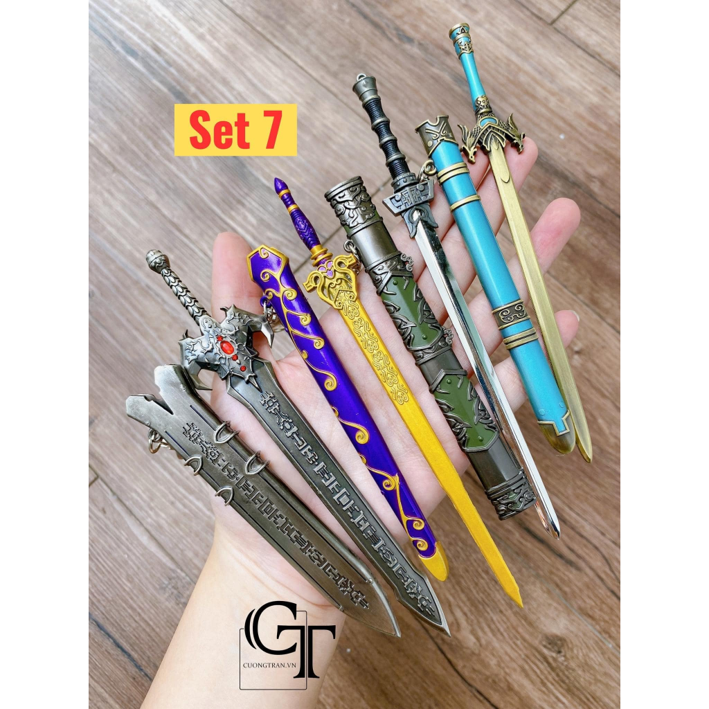 Mô hình Ki.ếm Hán | Nhiều mẫu | Size 17cm