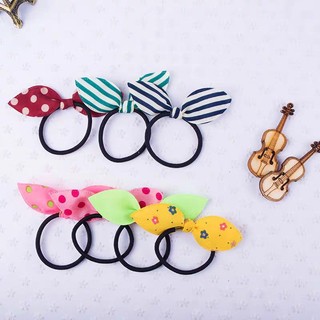 dây buộc tóc 1k hoạ tiết dễ thương (giao màu ngẫu nhiên)
