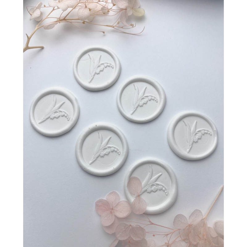 Con dấu sáp đóng sẵn niêm phong thiệp cưới