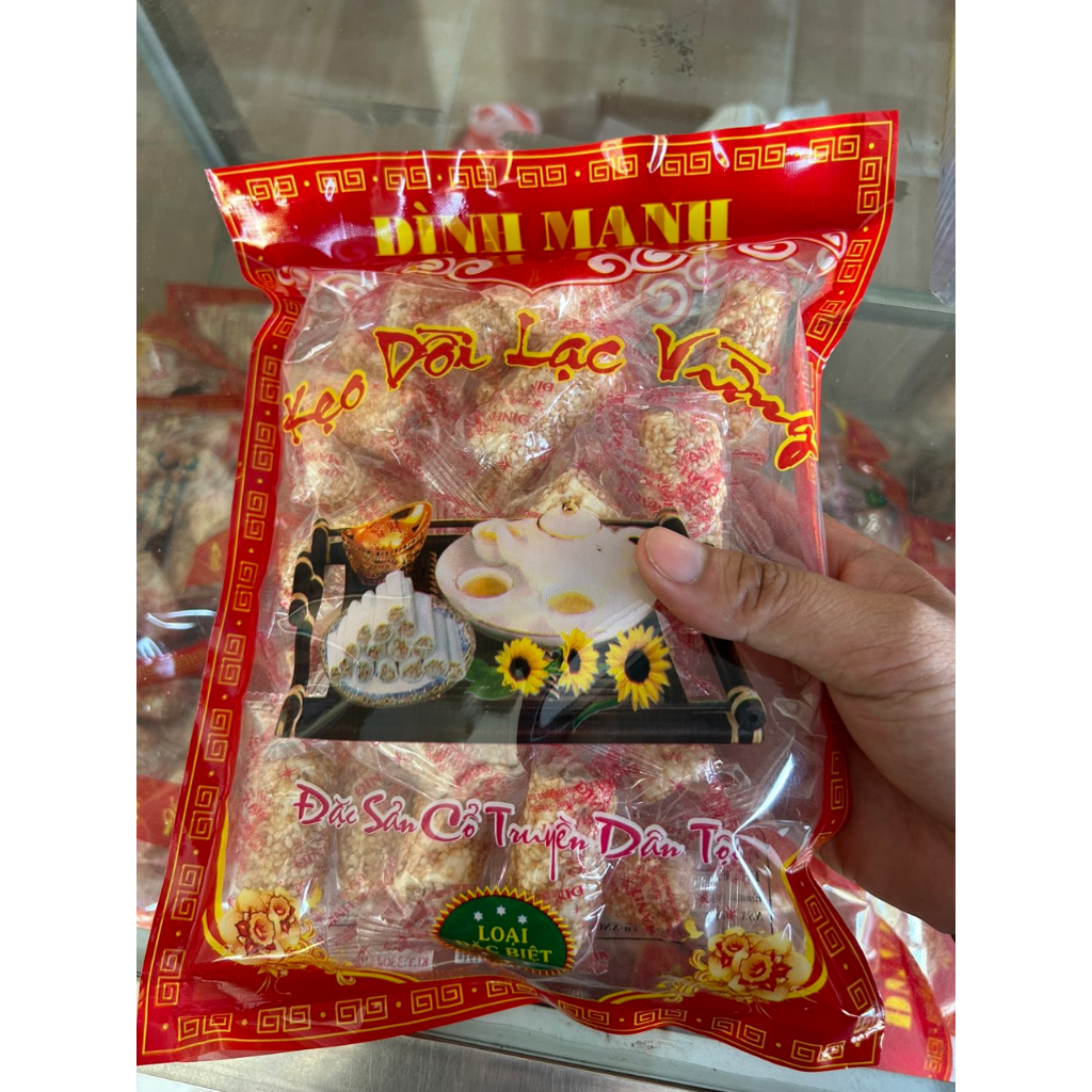 Bánh Cáy Làng Nguyễn - Bánh Cáy Đình Mạnh Đặc Sản Thái Bình Hàng Loại Cắt Miếng Nhỏ 600g