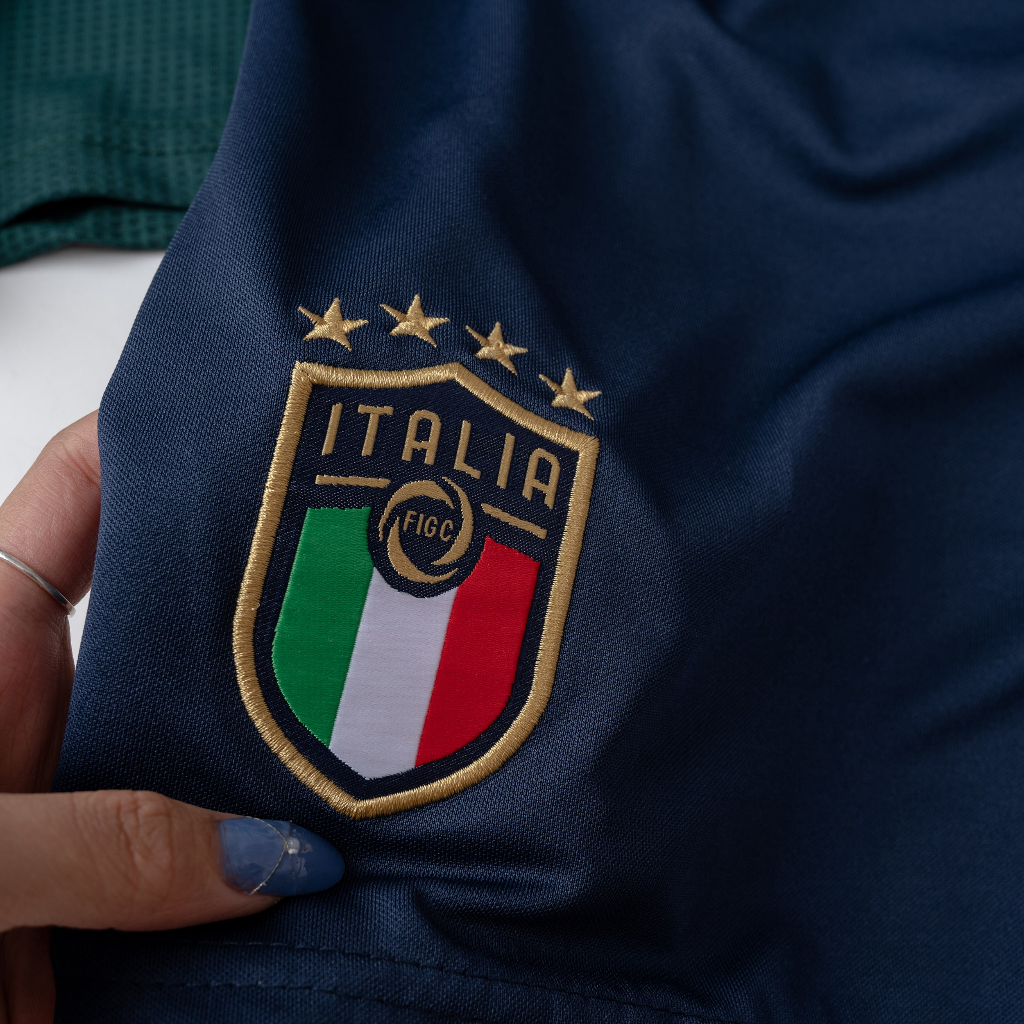 Áo Bóng Đá Đội Tuyển Italia Word Cup 2022-2023 Vải Gai Mịn Cao Cấp - Thoáng Mát - Thấm Hút Mồ Hôi