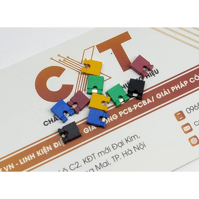 Jump chốt đỏ 2.54mm (10c)