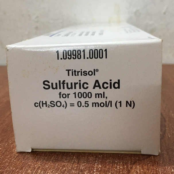 MERCK 1099810001 Ống chuẩn Sulfuric acid 1 N H2SO4