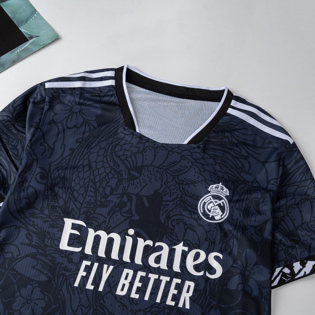 Áo Bóng Đá Câu Lạc Bộ REAL MADRID - Vải Gai Thái Mịn Cao Cấp - Thoáng Mát - Thấm Hút Mồ Hôi