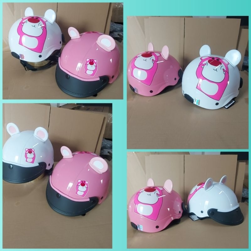 MŨ BẢO HIỂM GẤU DÂU size lớn từ 14 tuổi trở lên