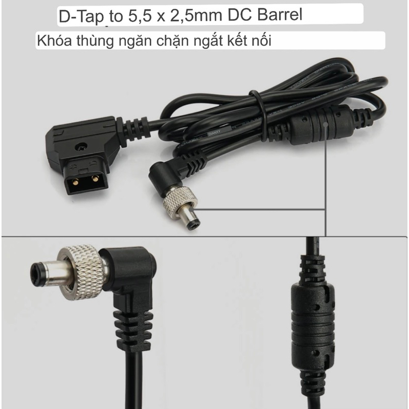 Dây Dtap to DC dành cho Atomos Ninja Shotgun Monitor