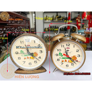 Đồng hồ báo thức con gà mổ thóc chạy cơ 02 mẫu đẹp