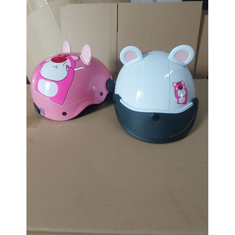 MŨ BẢO HIỂM GẤU DÂU size lớn từ 14 tuổi trở lên
