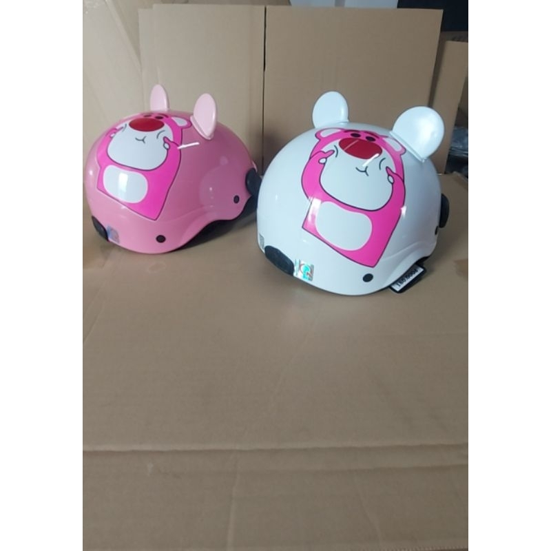 MŨ BẢO HIỂM GẤU DÂU size lớn từ 14 tuổi trở lên