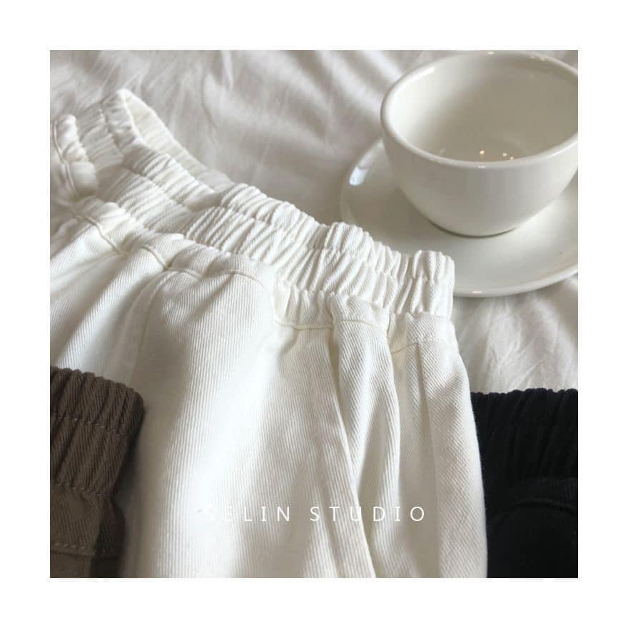 Quần short Kaki nữ hottrend 3 màu cơ bản, Uzangshop