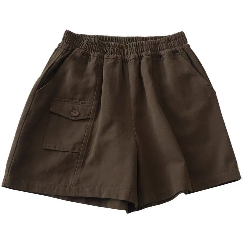 Quần short Kaki nữ hottrend 3 màu cơ bản, Uzangshop