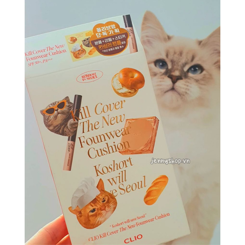 Phấn Nước Clio Kill Cover Founwear Cushion All New Bản Mới