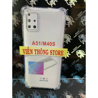 Ốp lưng Samsung A51 dẻo Trong suốt Chống sốc