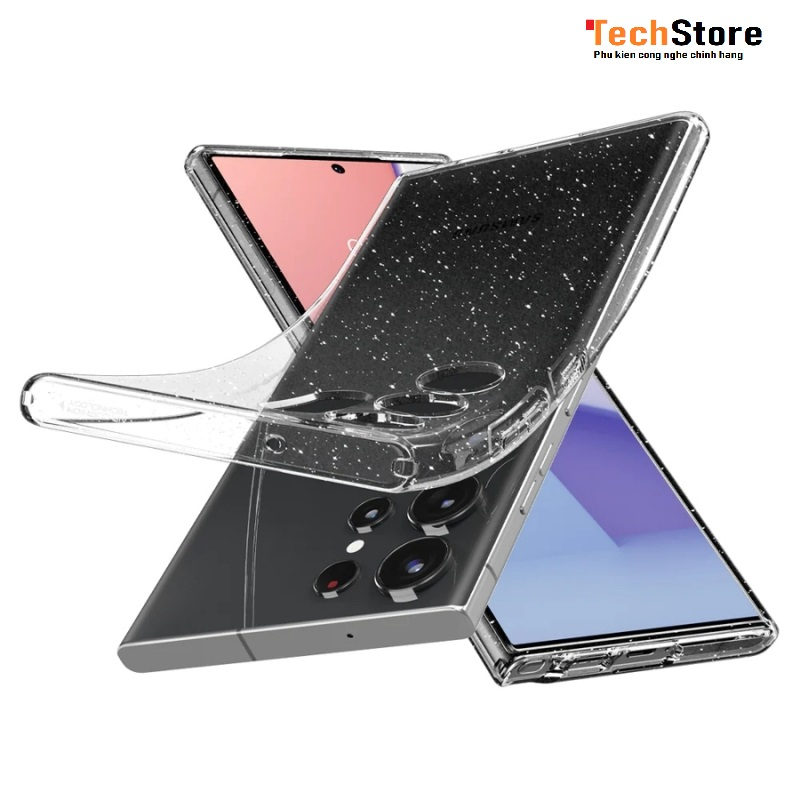 Ốp Spigen Liquid Crystal Glitter cho SAMSUNG GALAXY S23 Ultra/ S23+/ S23