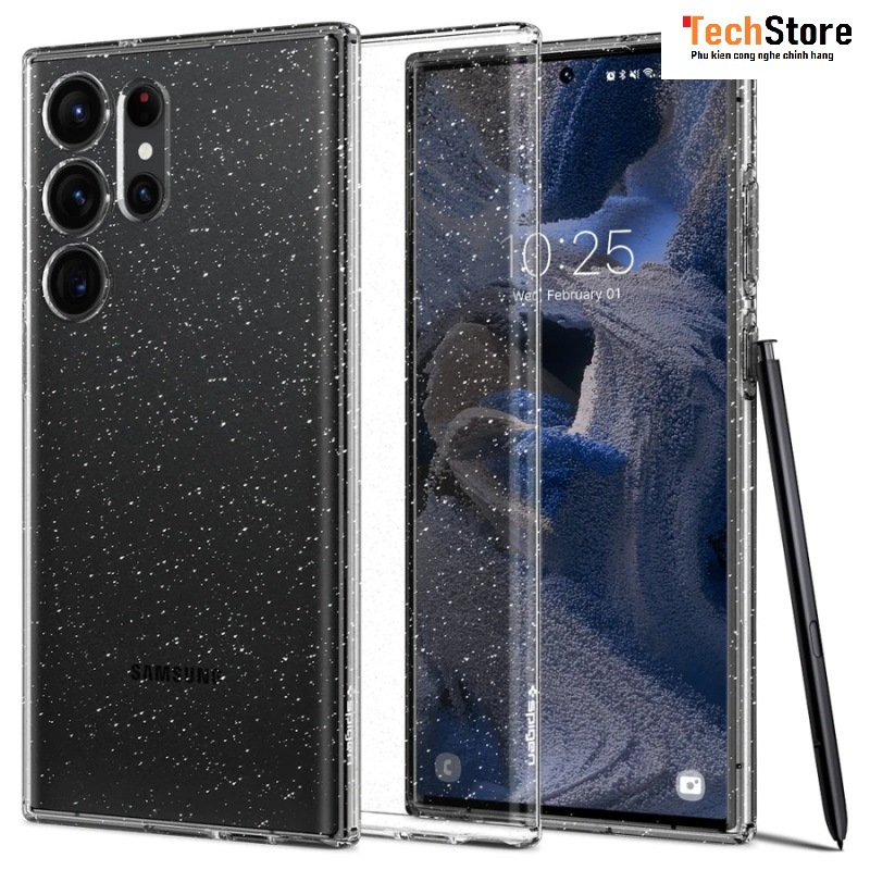 Ốp Spigen Liquid Crystal Glitter cho SAMSUNG GALAXY S23 Ultra/ S23+/ S23