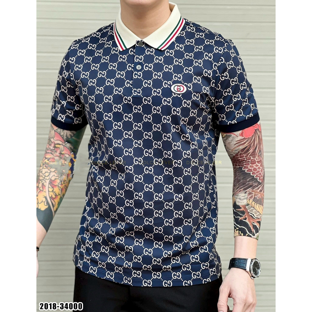 áo polo GC Smano cổ bẻ nam nữ mùa hè áo polo thun chất cotton