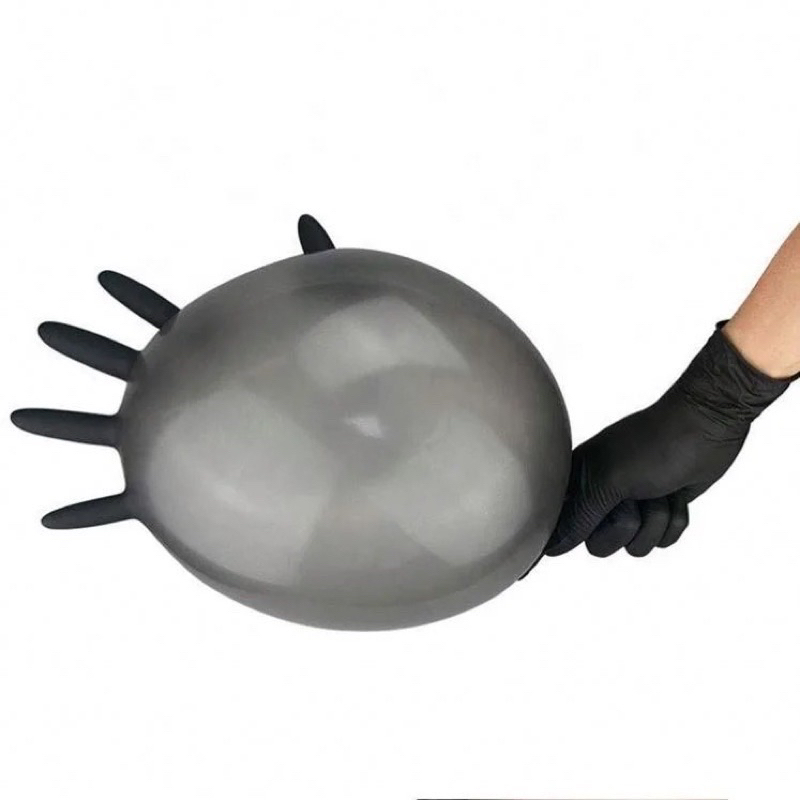 Găng Tay Đen Không Bột 100 Chiếc - Găng Tay Y Tế Đen - Cho SPA Thẩm Mỹ Viện