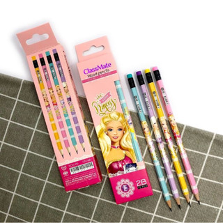 Bút chì gỗ 2b classmate có tẩy princess pc01-pr