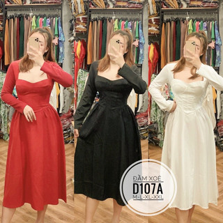 Bigsize đầm xoè d107a
