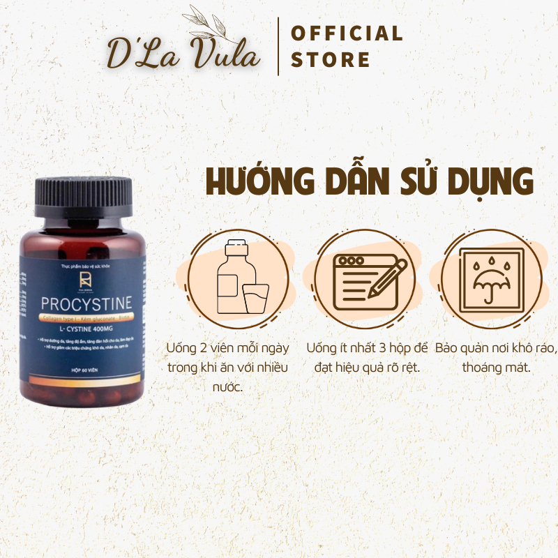 Viên Uống Đẹp Da Pan Derma Procystine 400mg 60 Viên