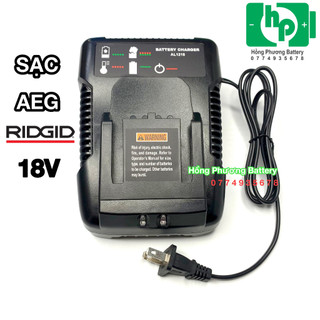 Sạc ridgid aeg 14.4v-18v sạc được pin hãng