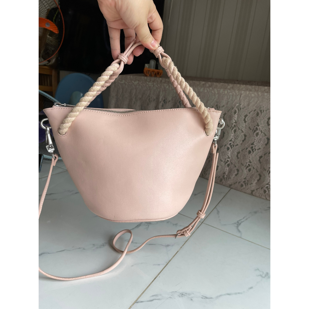 Túi si đeo chéo quai xách da PU hiệu c và k chuẩn