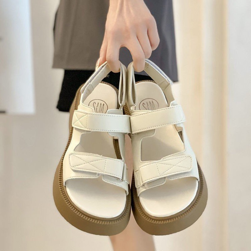 Sandal nữ quai dán kiểu dáng Hà Mã thời trang 2023