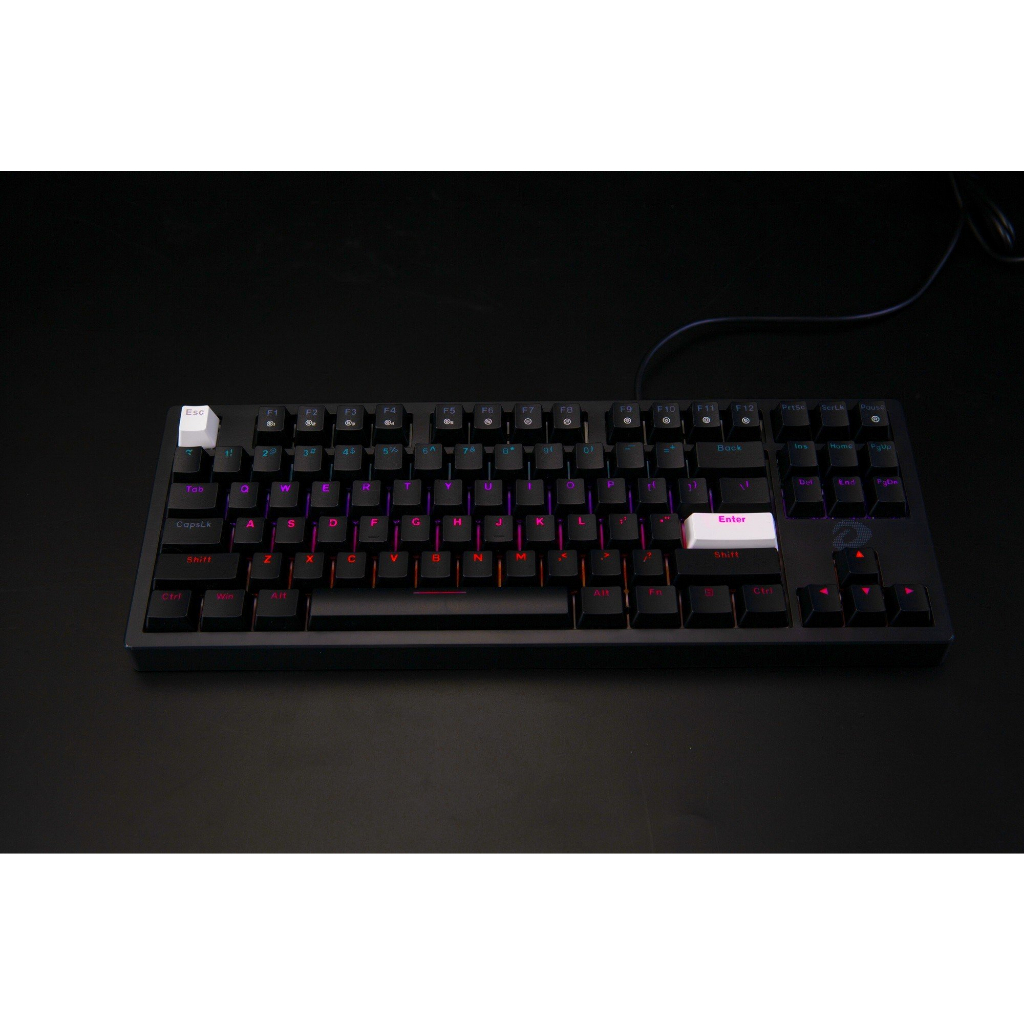 Bàn phím cơ Gaming Dareu EK87 V2 Black - White