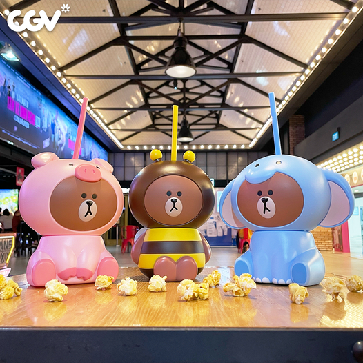 Ly nước CGV Cinemas Vietnam Jungle Brown