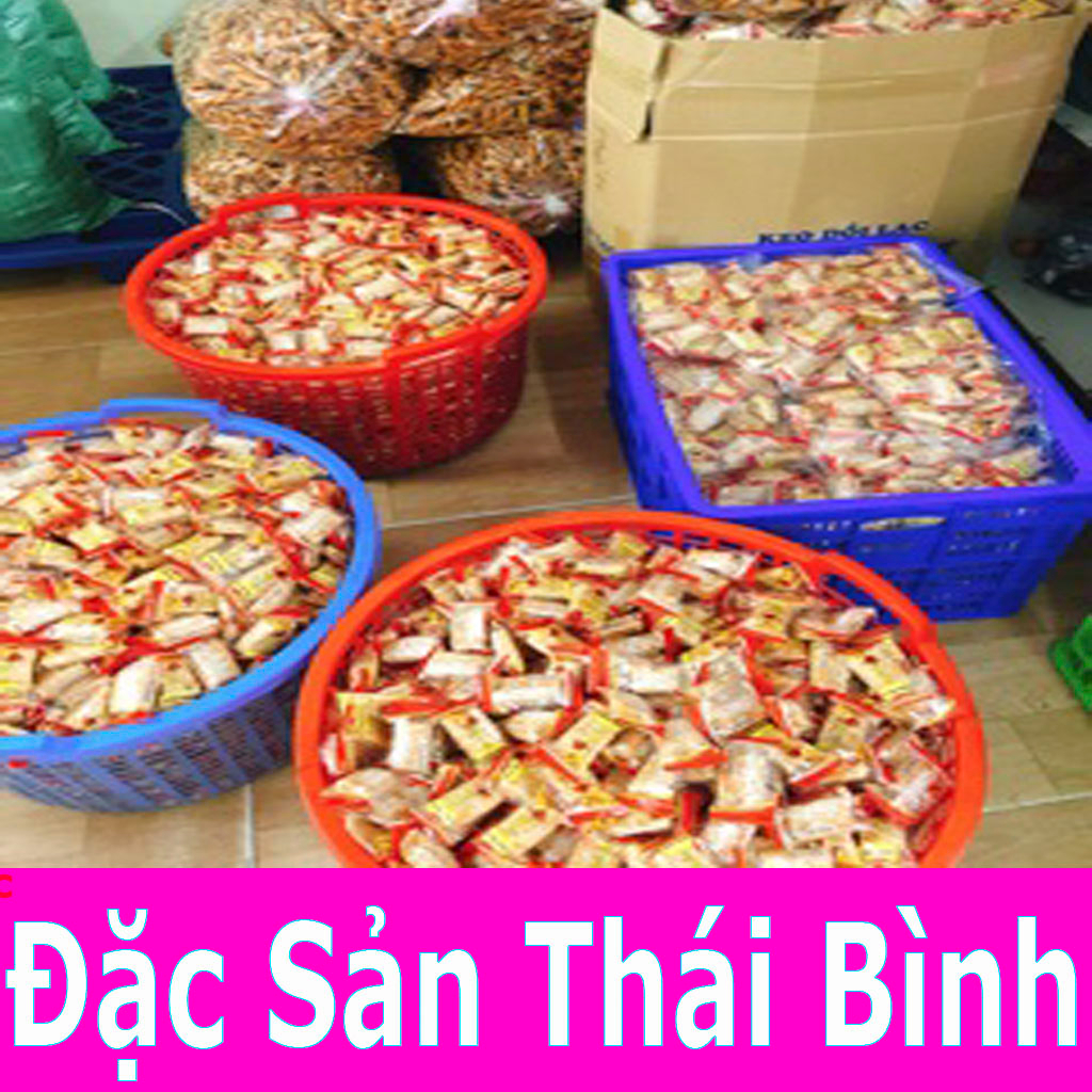 Bánh Cáy Làng Nguyễn - Bánh Cáy Đình Mạnh Đặc Sản Thái Bình Hàng Loại Cắt Miếng Nhỏ Hộp Vừa Mạ Vàng 500g