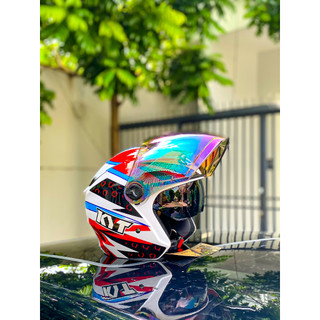 MŨ BẢO HIỂM ROYAL 3/4 2 Kính M668, M268 tem Dragon Boy lên logo KYT, bảo hành 12 tháng chính hãng