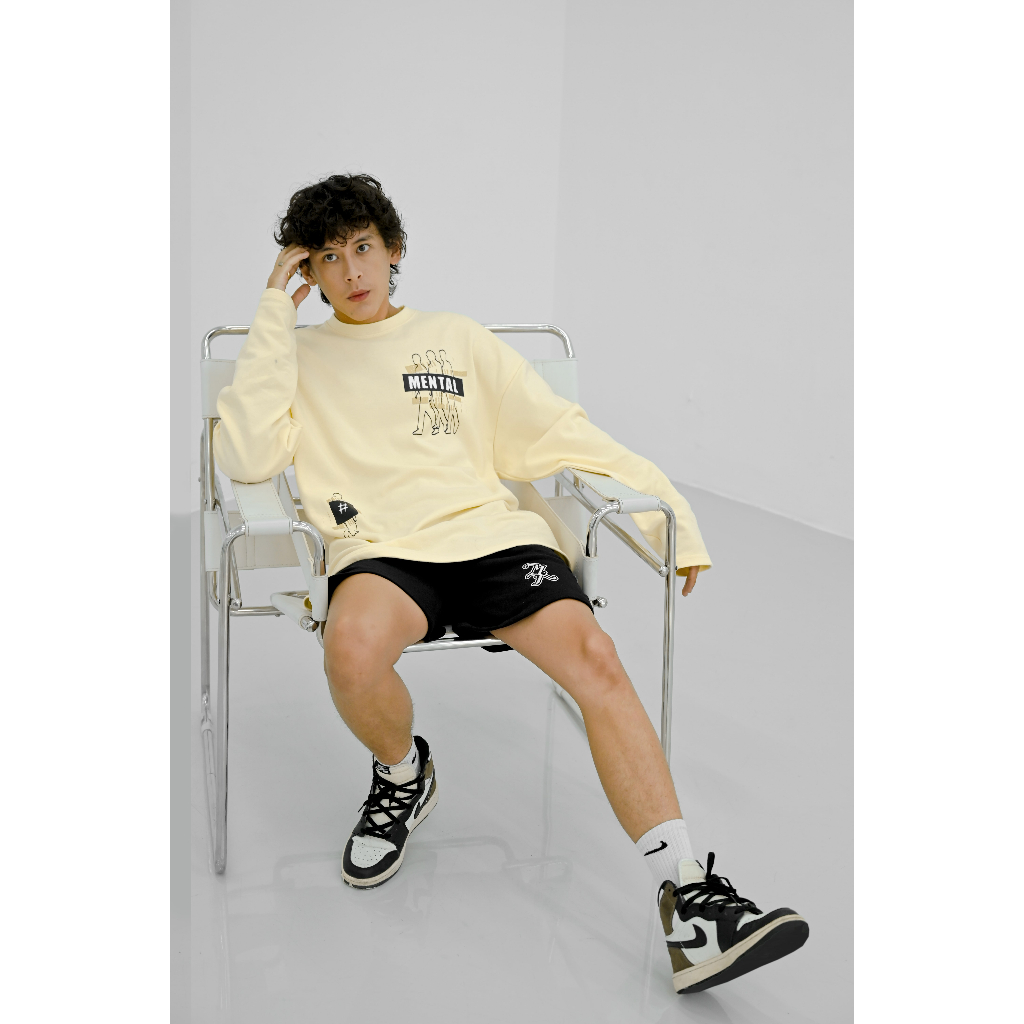 Áo Tay Dài MENTAL® Longsleeve In Lụa /Human/