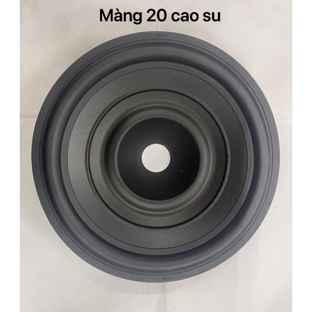 Màng loa bass 20 ( gân cao su )