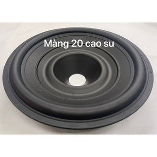 Màng loa bass 20 ( gân cao su )