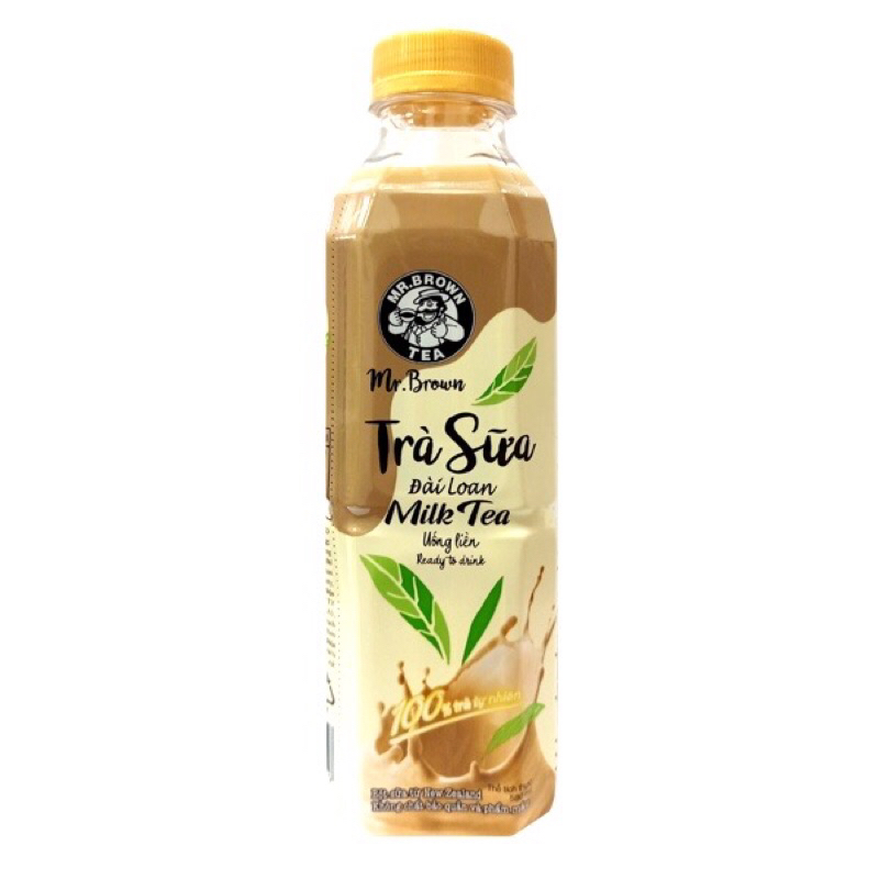 trà sữa Milk Tea MR.BROWN(chai 580ml) (mua 5chai tặng 1 lon trà vải hoặc đào sả )