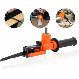 Bộ đầu chuyển đổi máy khoan thành máy cưa điện cầm tay tặng kèm 2 lưỡi cắt gỗ ,kim loại