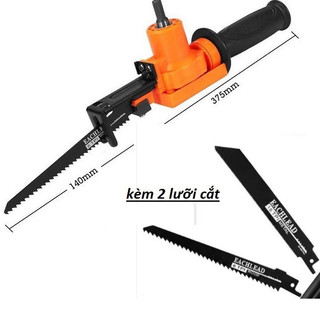 Bộ chuyển máy khoan thành máy cưa kiếm cưa lọng cầm tay