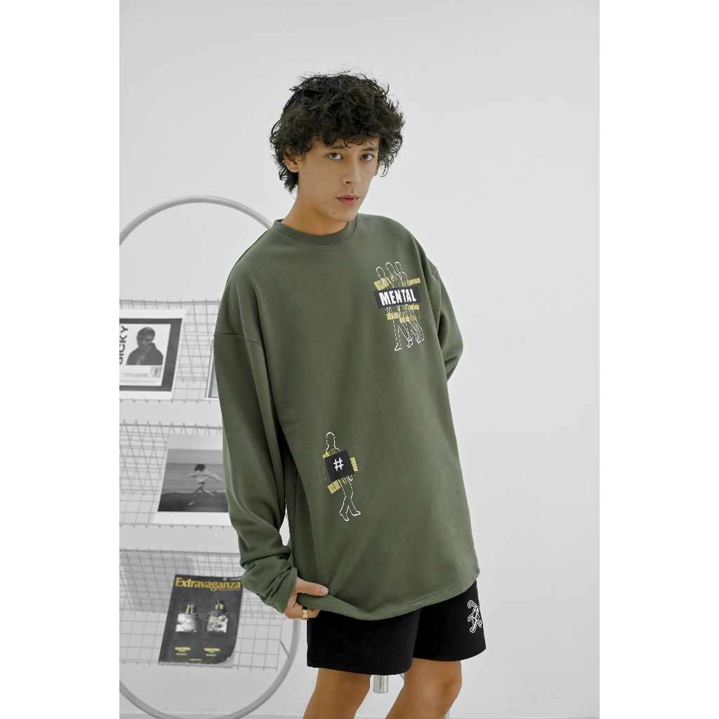 Áo Tay Dài MENTAL® Longsleeve In Lụa /Human/