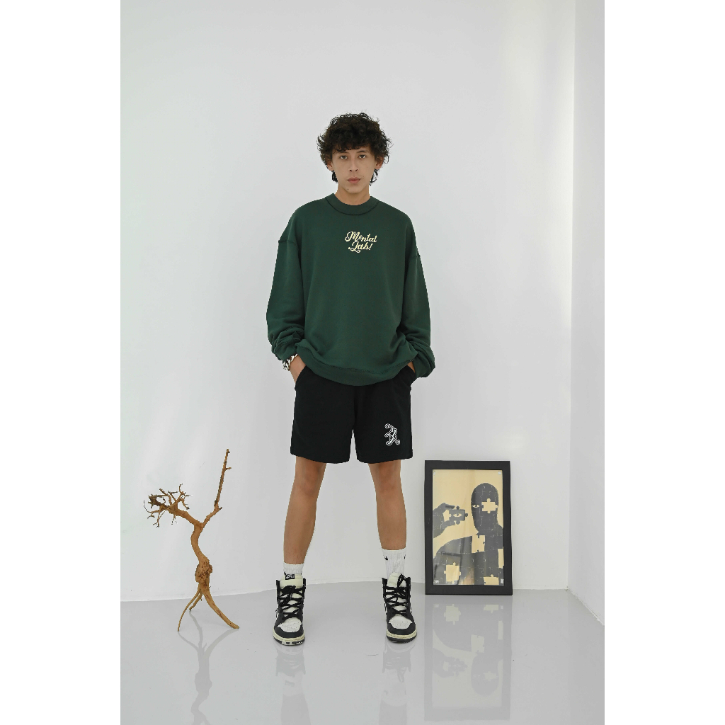 Áo sweater MENTAL® Áo Nỉ Thêu Mental Lab / Essential/