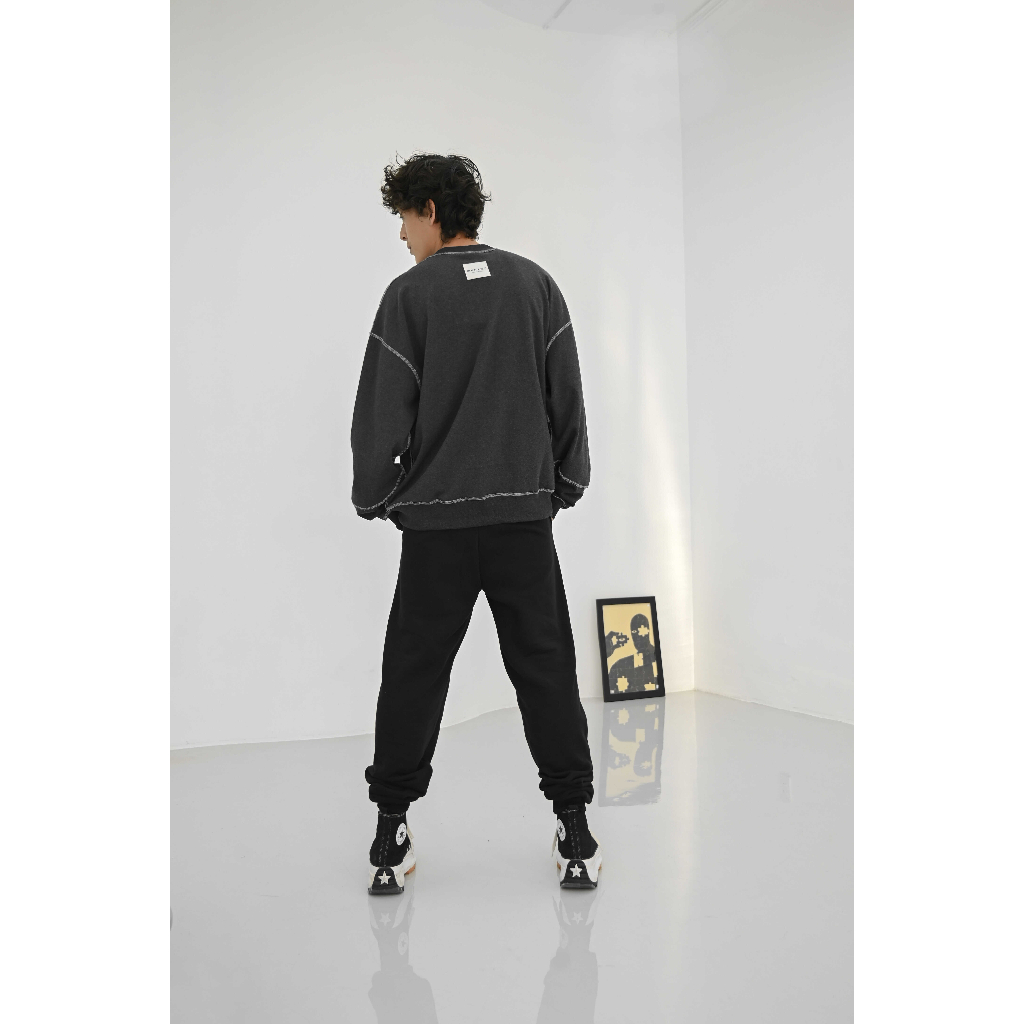 Áo sweater MENTAL® Áo Nỉ Thêu Mental Lab / Essential/