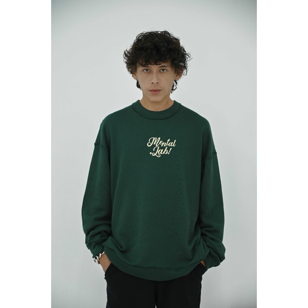 Áo sweater MENTAL® Áo Nỉ Thêu Mental Lab / Essential/