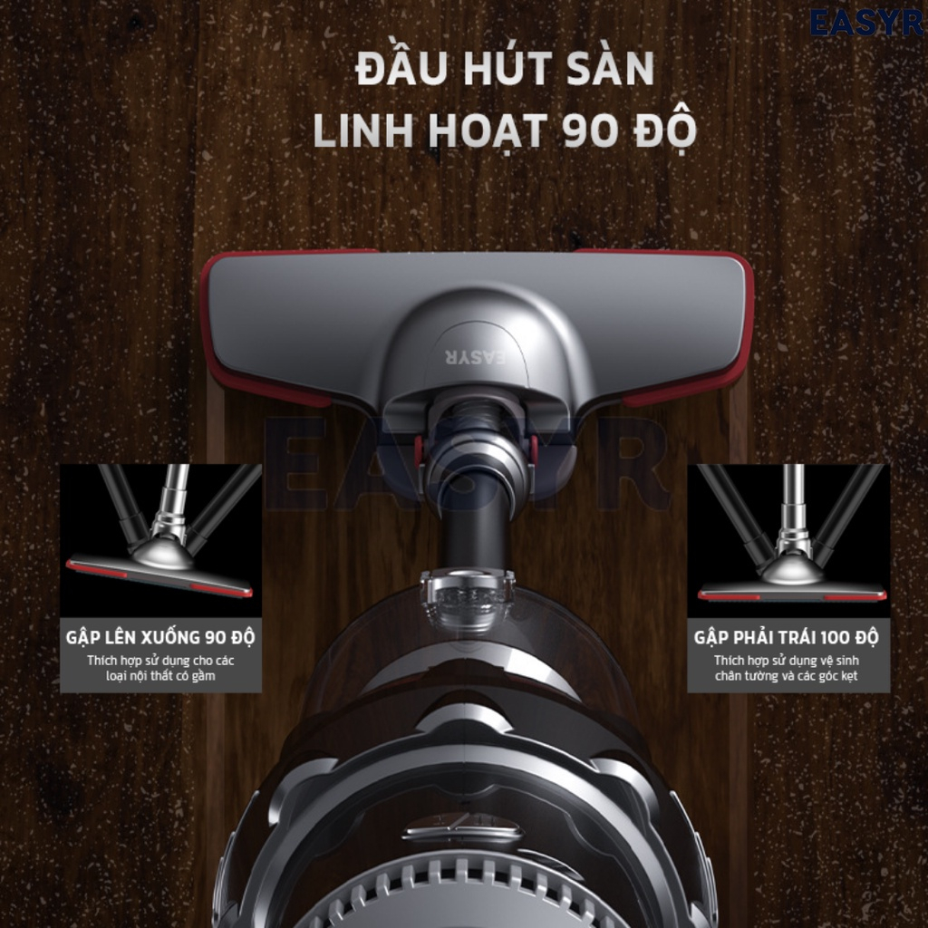 Máy hút bụi có dây siêu lốc xoáy UC-09 Siêu hút 20000PA, công suất 1400W Giao hàng 24h