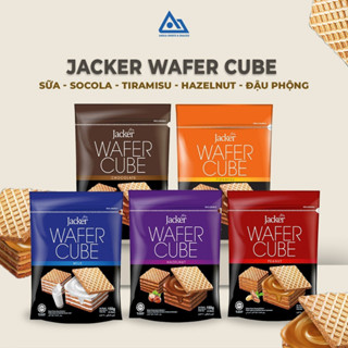 Bánh xốp vuông Jacker 150g giòn xốp thơm ngon nhiều vị nhập khẩu Malaysia An Gia Sweets Snacks