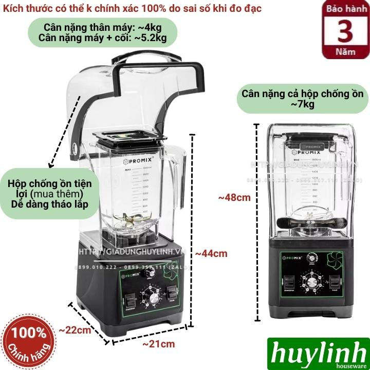 Máy xay sinh tố Promix PM-911B - Phá đá siêu mịn - Phù hợp cho quán kinh doanh