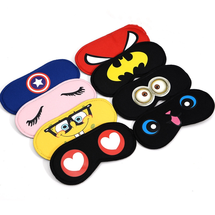 Che mắt, Bịt mắt ngủ hoạt hình dễ thương Mặt nạ ngủ thoáng khí hoạt hình anime cho nam và nữ