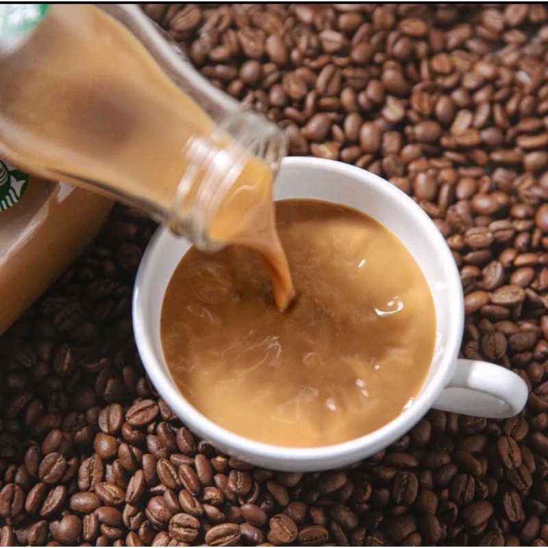 Cà phê sữa đóng chai thủy tinh STARBUCKS FRAPPUCCINO CHAI 281ML