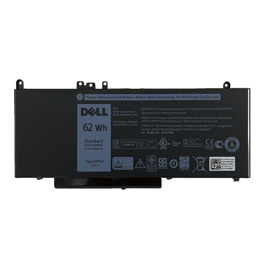 Pin Zin Dell Latitude E5570 E5250 E5270 E5470 JY8D6 954DF RYXH G5M10 6MT4T WJ5R2 New 100%